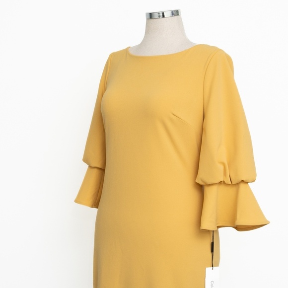 Calvin Klein Bell Bubble Sleeve Sheath Dress - Picture 14 of 16